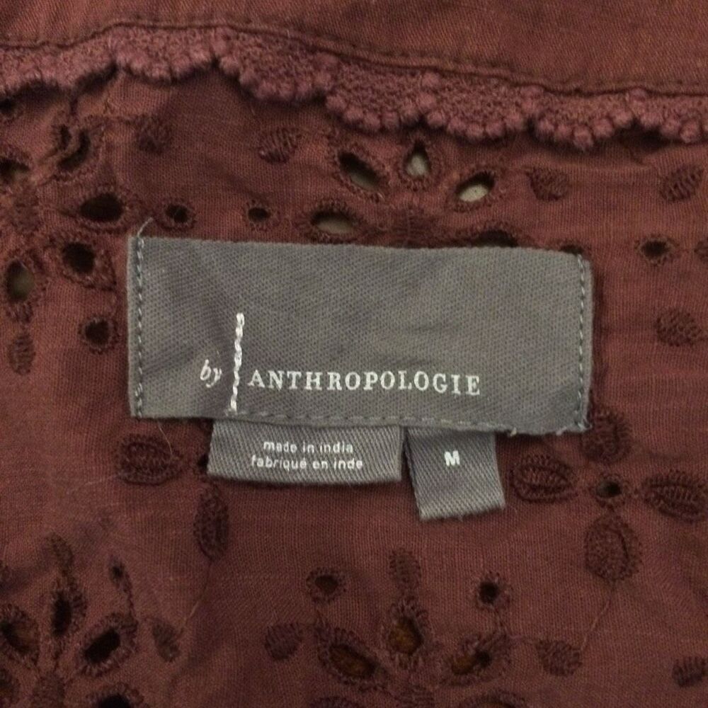 Anthropologie eyelit blouse medium - Picture 6 of 9